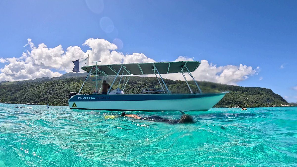 Excursion lagon et snorkeling, seuls au monde dans le lagon de Mara'a 2