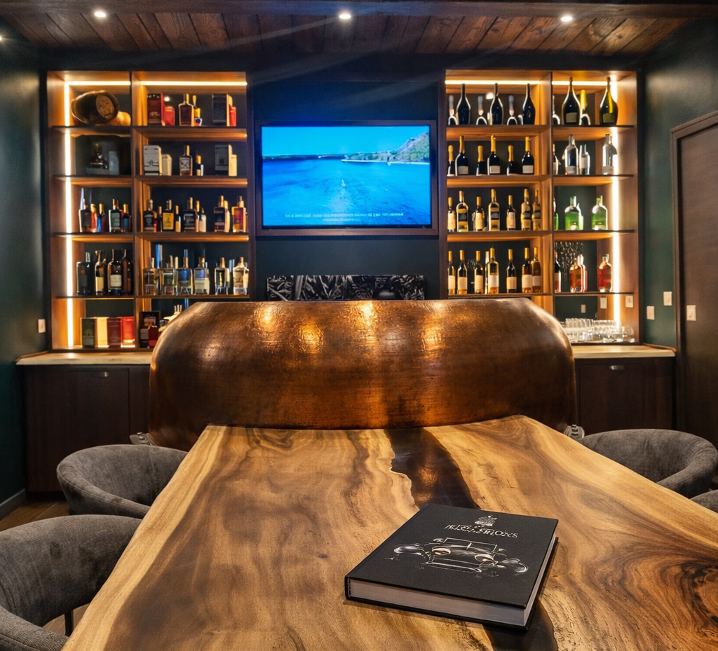 Viewpoint and private tasting at the distillery